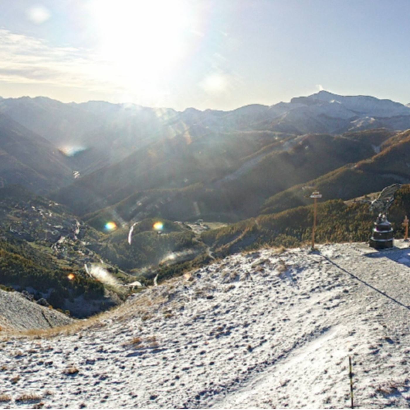 Le retour de la neige sur les sommets des Alpes-Maritimes