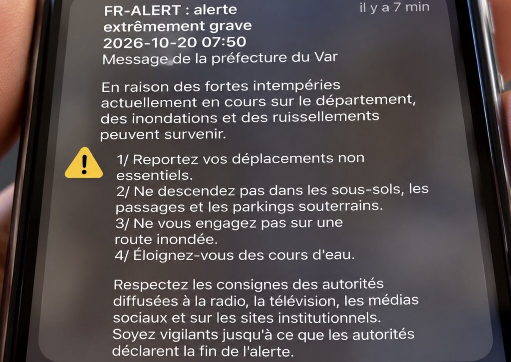 Image d'illustration d'un épisode pluvio-orageux et de fortes pluies