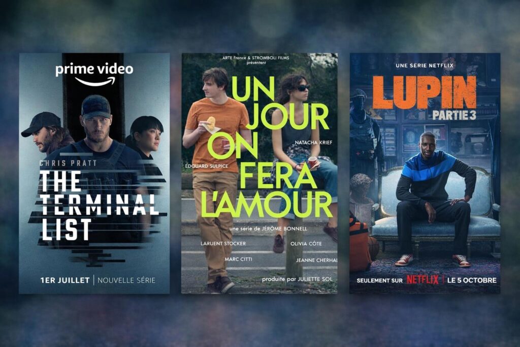 Affiches des séries de la chronique Séries