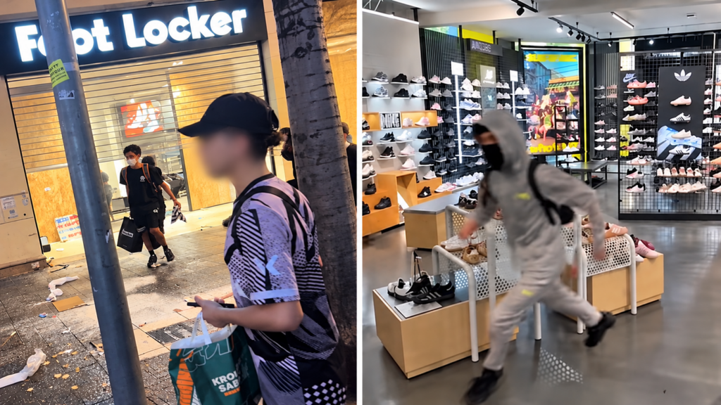 Violences urbaines dans le centre-ville de Nice lors d'une manifestation non déclarée, le 17 octobre 2026
