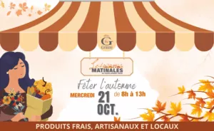 Marché automnal des Matinales du Cours à Grasse